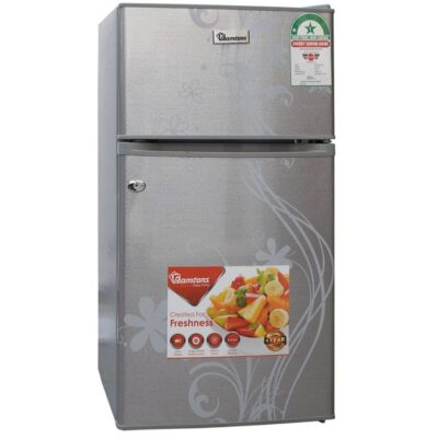 90 LITRES DOUBLE DOOR DIRECT COOL FRIDGE, SILVER