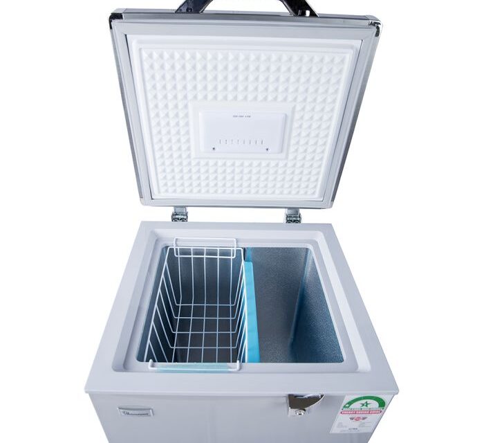 93 LITERS CHEST FREEZER, GREY