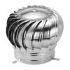 Stainless steel wind-driven roof turbine ventilator