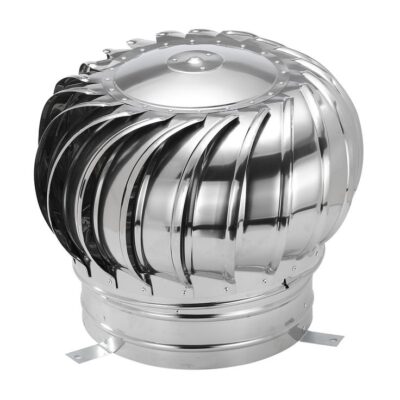 Stainless steel wind-driven roof turbine ventilator