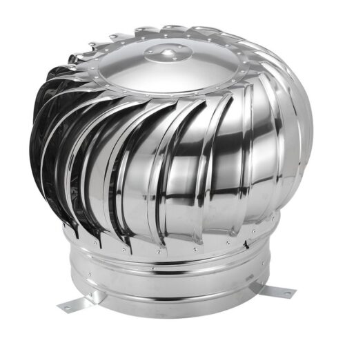 Stainless Steel Roof Vent, Exhaust Wind Turbine Stainless steel wind-driven roof turbine ventilator
