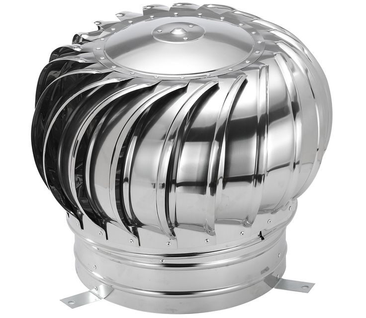 Stainless steel wind-driven roof turbine ventilator