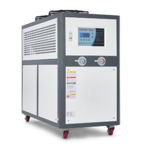 industrial water chiller unit with control panel