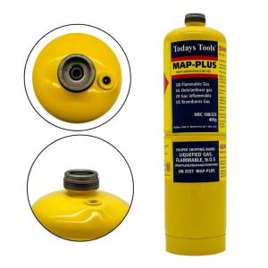 Mapgas MAP gas cylinder for brazing copper pipes