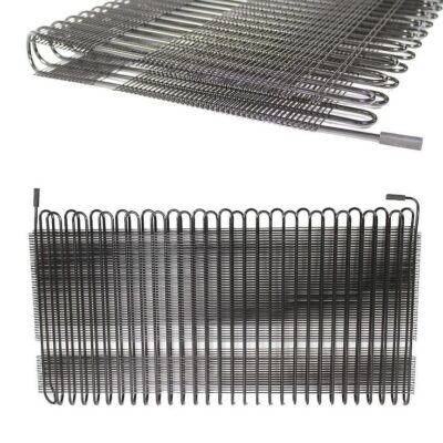 Wire-on-tube condenser coil for refrigerator