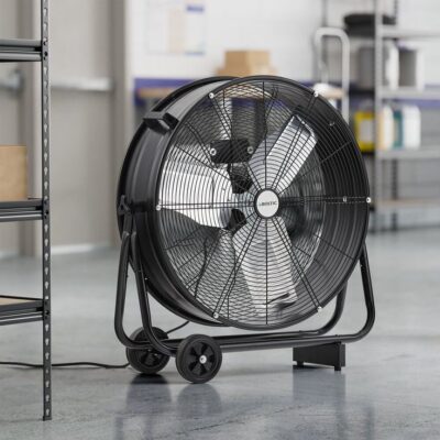 High speed industrial fan for warehouse ventilation