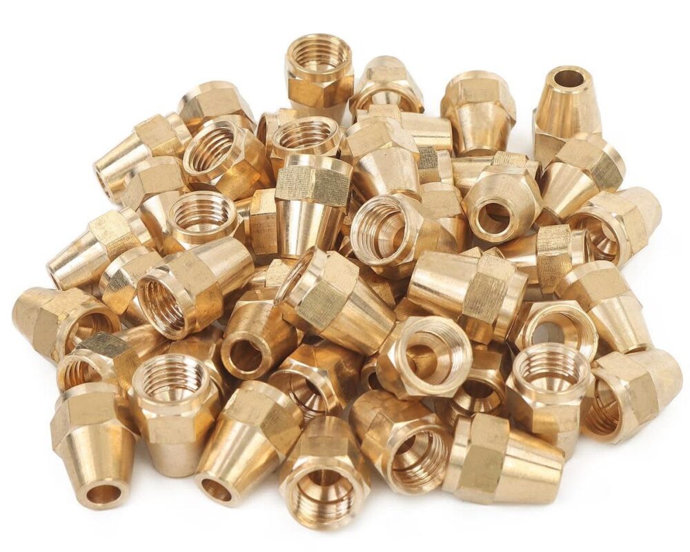Brass Compression Fittings for copper and refrigeration pipe joints