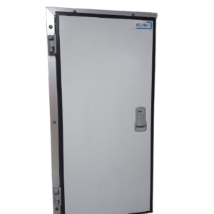 Insulated cold room door for walk-in freezer and cold storage applications