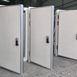 Insulated cold room door for walk-in freezer, chiller room, and commercial cold storage