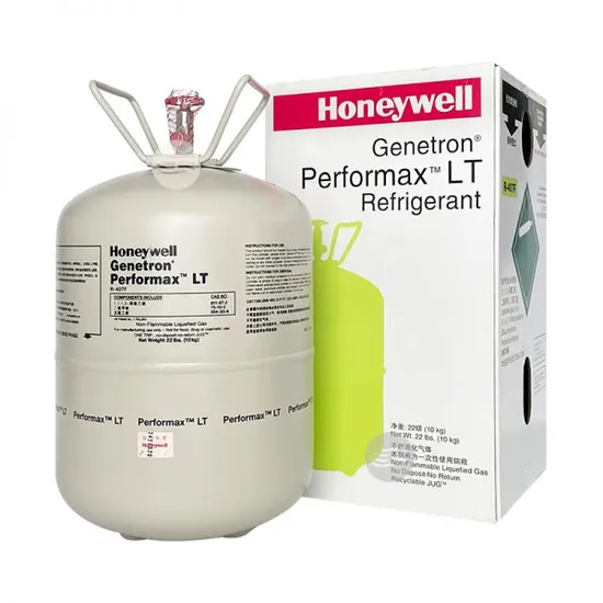 Honeywell Genetron Performax LT R407F refrigerant gas cylinder for refrigeration systems