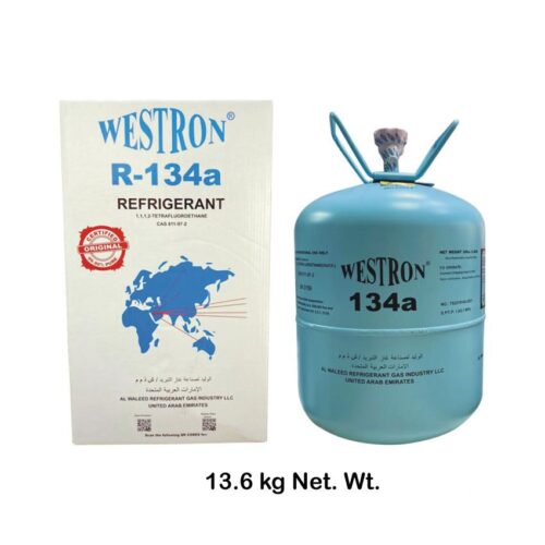 Westron R134a refrigerant gas cylinder for refrigerators and refrigeration