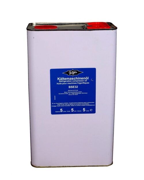 Bitzer BSE 32 refrigeration oil 5 litre container