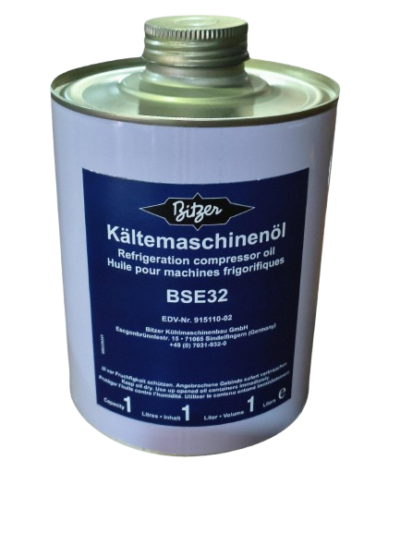 Bitzer BSE 32 refrigeration oil 1 litre bottle