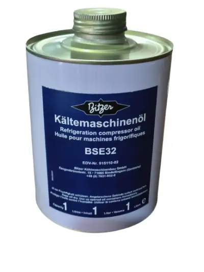 Bitzer BSE 32 refrigeration oil 1 litre bottle