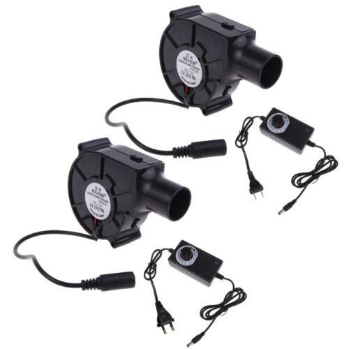 DC brushless air blower fan with adjustable speed controller