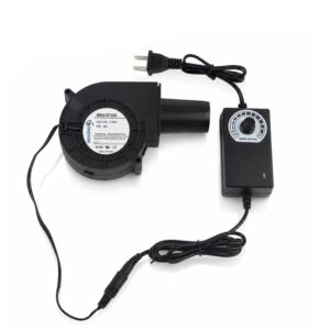 DC brushless air blower fan with adjustable speed controller