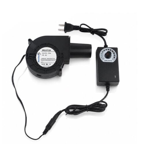 DC brushless air blower fan with adjustable speed controller