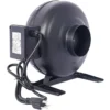 Centrifugal inline duct fan for HVAC ventilation systems