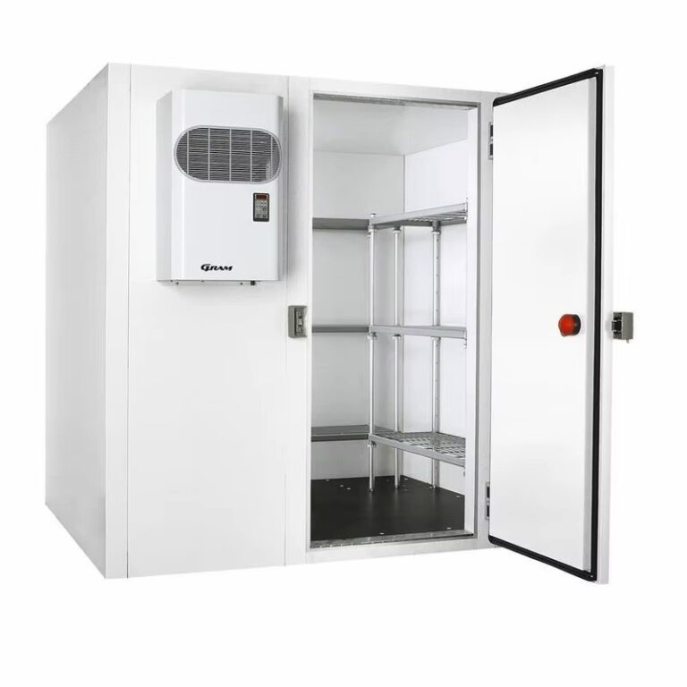Commercial cold room refrigeration system for food storage and cooling applications
