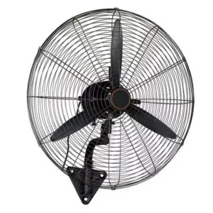 Industrial wall mount fan for commercial ventilation