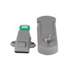 Cold room door lock with safety release latch for walk-in freezer and chiller doors