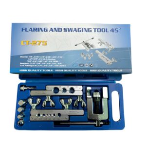 HVAC refrigeration flaring tool for copper pipes